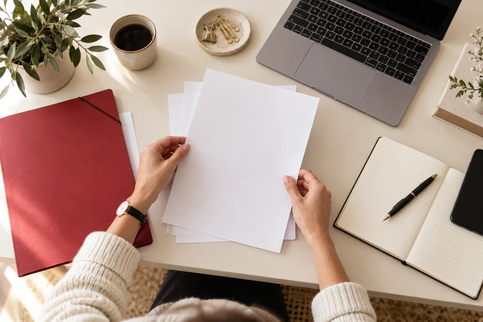 Préparation des documents d’un dossier d’entreprise